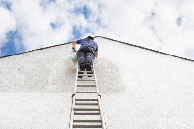 Peinture extérieure à Aubignas — façades et ravalement